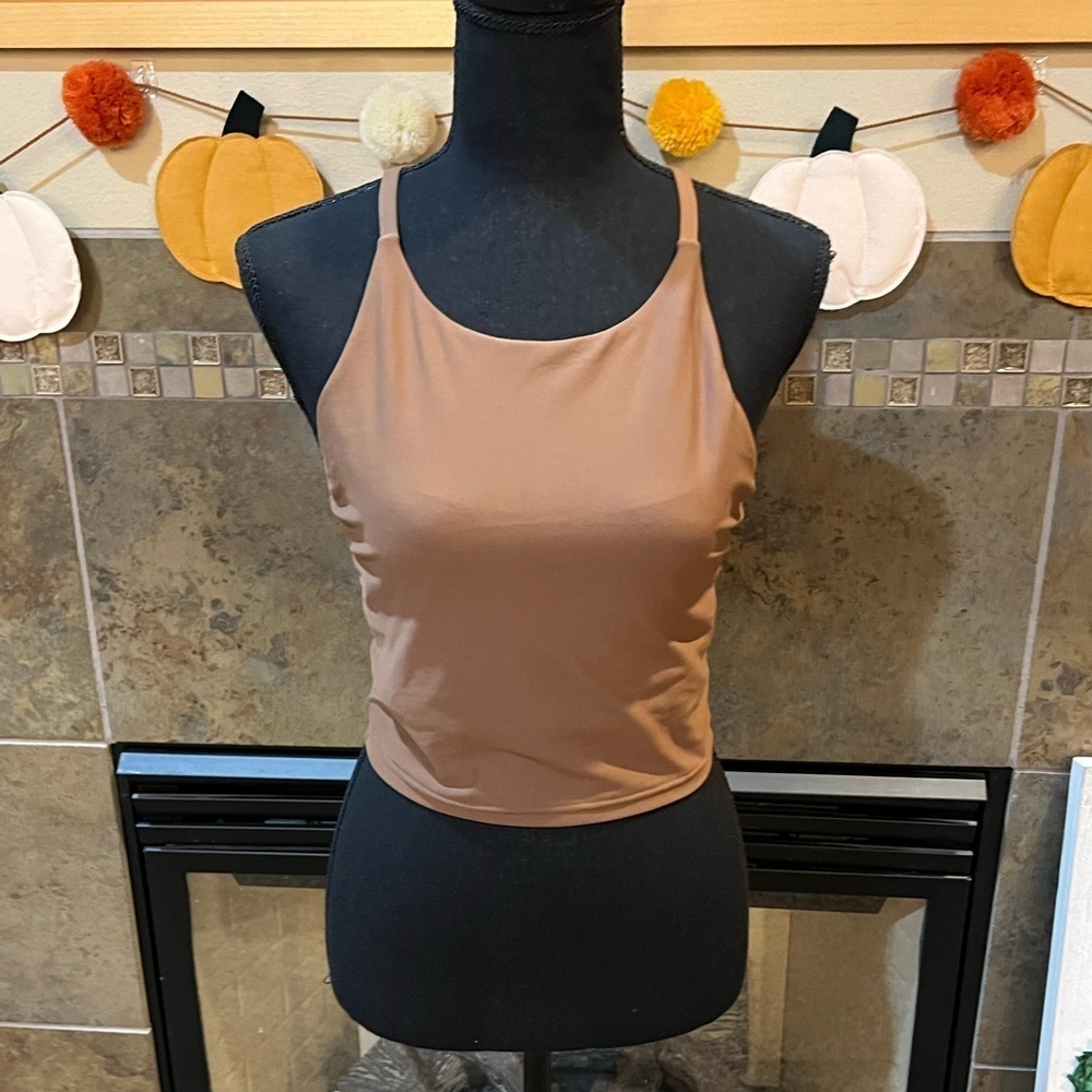 Brown Old Navy sports bra, size medium